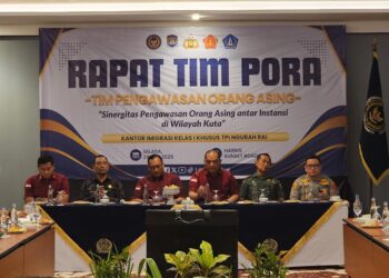 SINERGI PENGAWASAN ORANG ASING DI WILAYAH KUTA DIPERKUAT MELALUI RAPAT TIMPORA