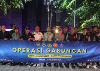OPERASI GABUNGAN TIMPORA IMIGRASI NGURAH RAI TEMUKAN DUGAAN AKTIVITAS WNA YANG BEKERJA DI TIBUBENENG