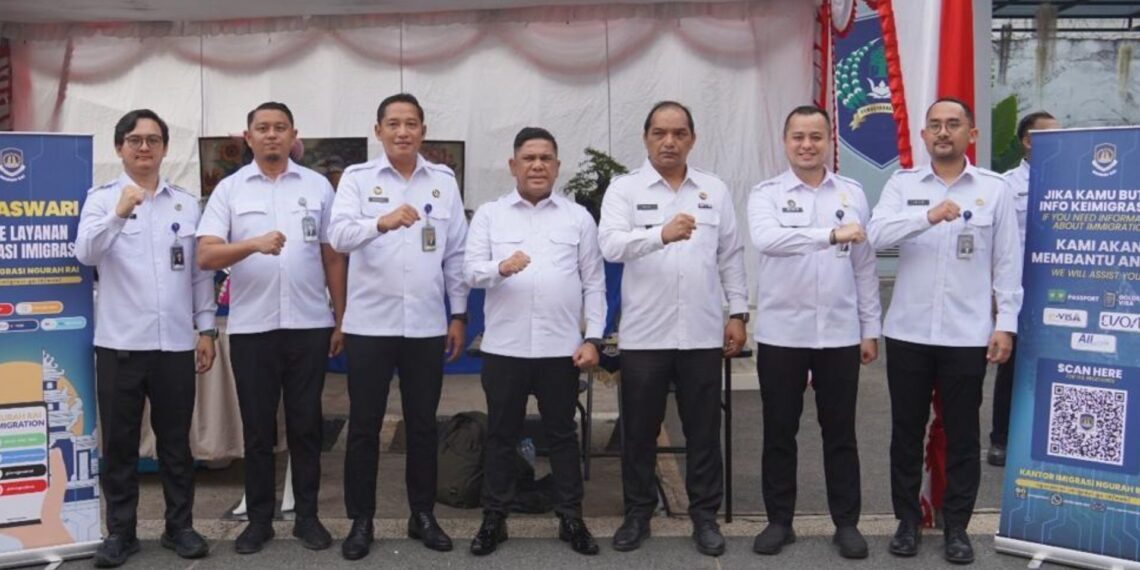 IMIGRASI NGURAH RAI MERIAHKAN HARI BAKTI KEMENIMIPAS PERTAMA DI LAPAS KEROBOKAN