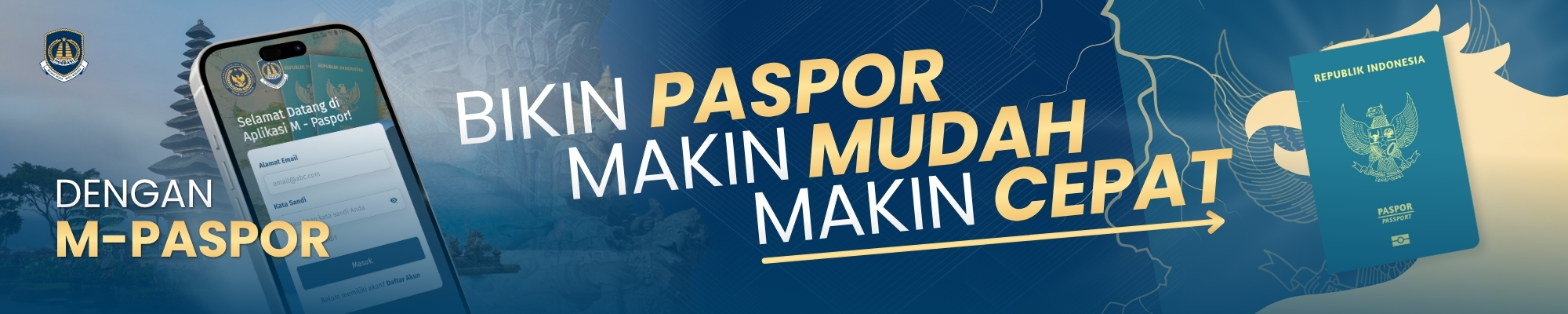 Banner 5 x 1 M M-PASPOR
